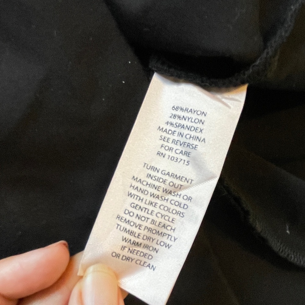 Nanette Lepore Ruffle Cuff Fitted Dress Black (Size 8) - Picture 7 of 8